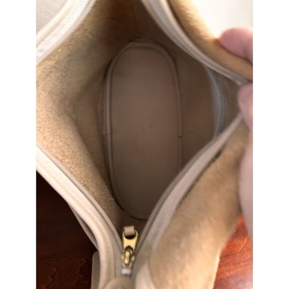 Coach VINTAGE Fletcher Crossbody #4150 Leather Flap Bag shoulder/ Handbag Ivory - Picture 11 of 11